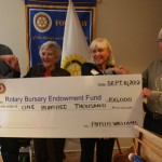 Rotary Bursary Fund Donation September 10, 2012